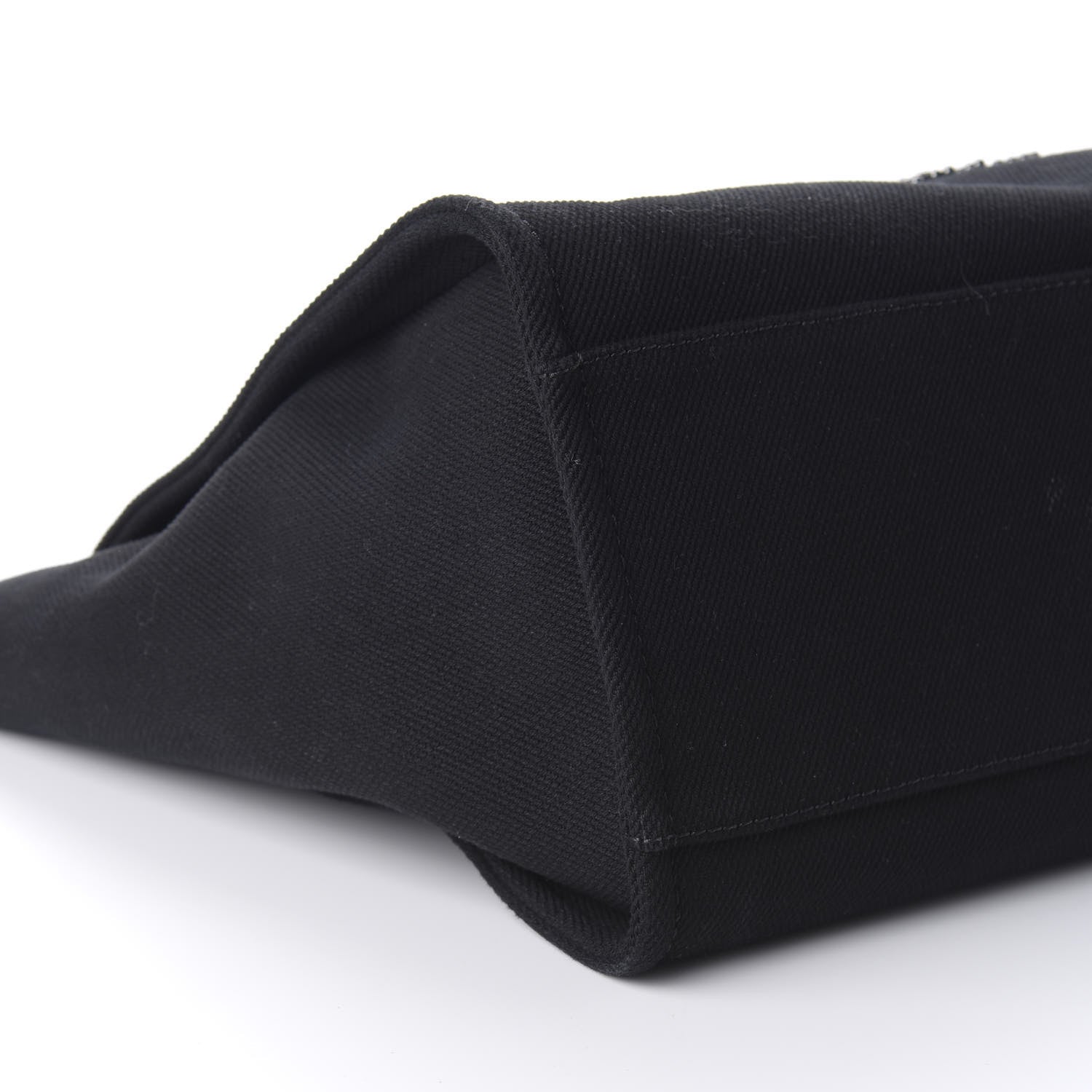 Chanel Canvas Pearl Medium Deauville Tote Black 5 of 11