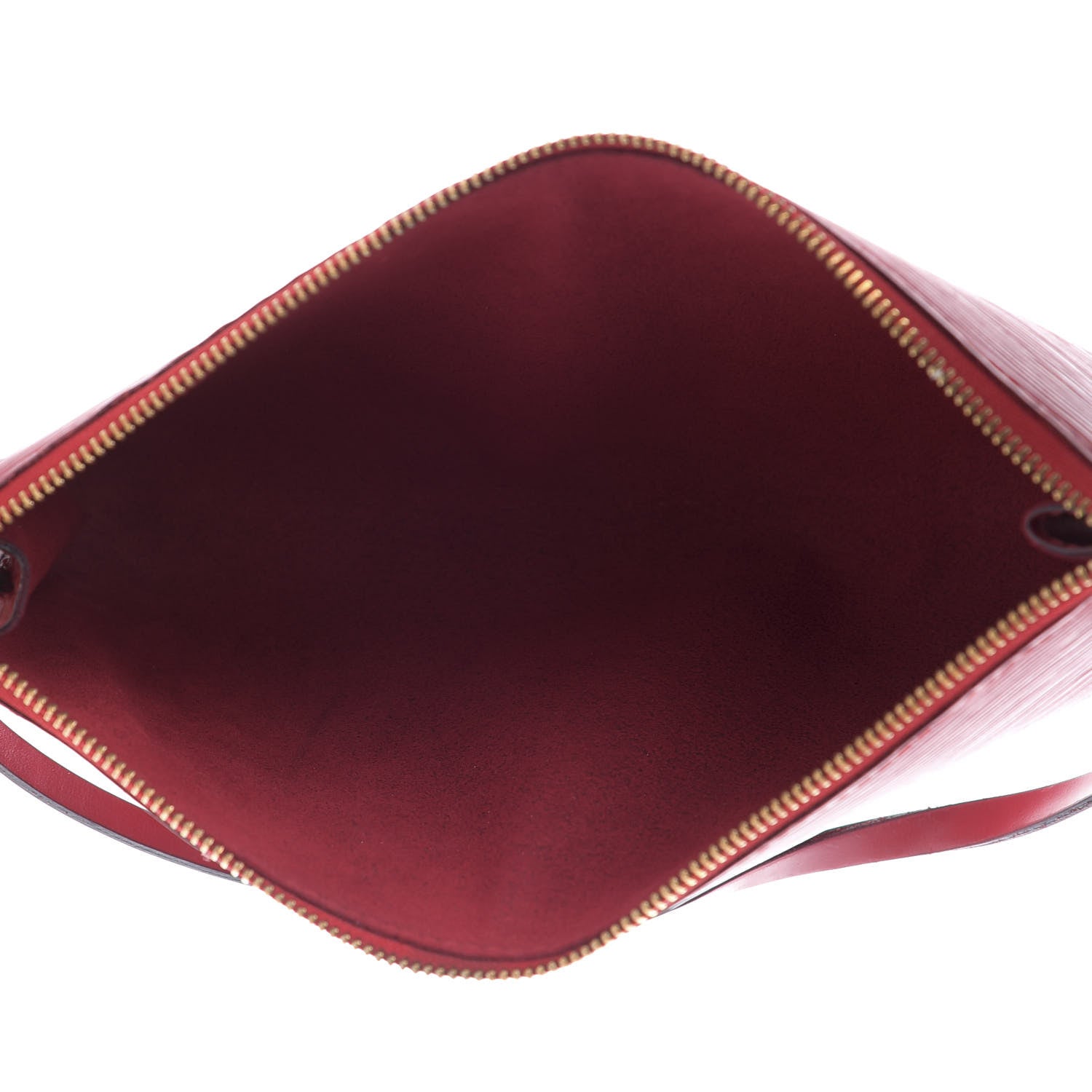 Louis Vuitton Epi Pochette Accessories 24 Castillan Red 5 of 8
