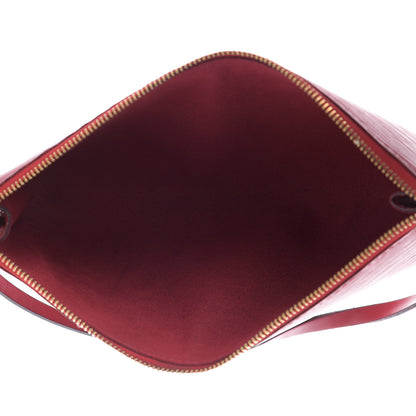 Louis Vuitton Epi Pochette Accessories 24 Castillan Red 5 of 8