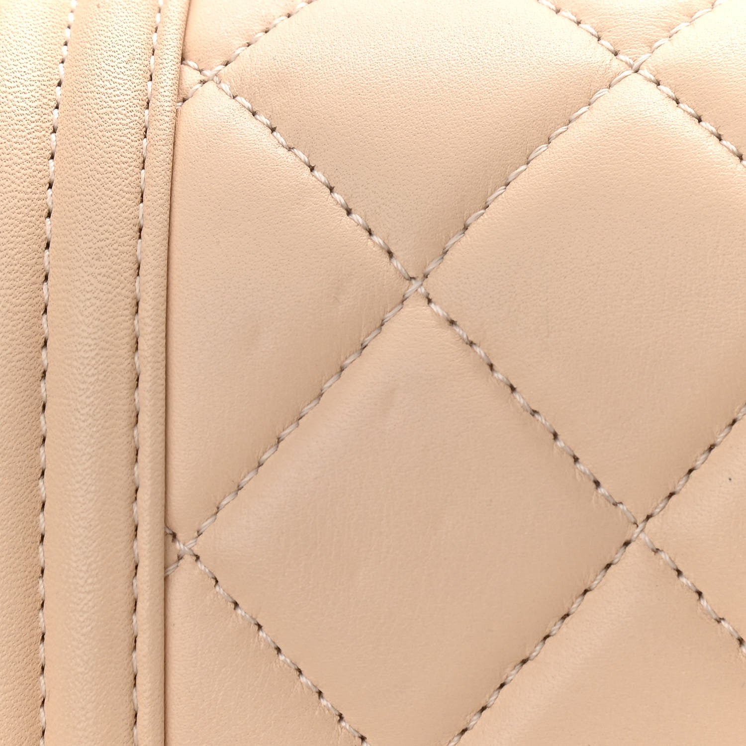 Chanel Lambskin Quilted Large Boy Flap Beige 9 of 14