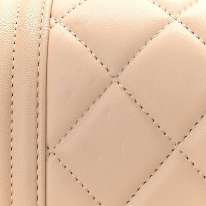 Chanel Lambskin Quilted Large Boy Flap Beige 9 of 14