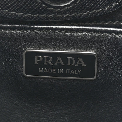 Prada Saffiano Cleo Adjustable Strap Shoulder Bag Black 6 of 9