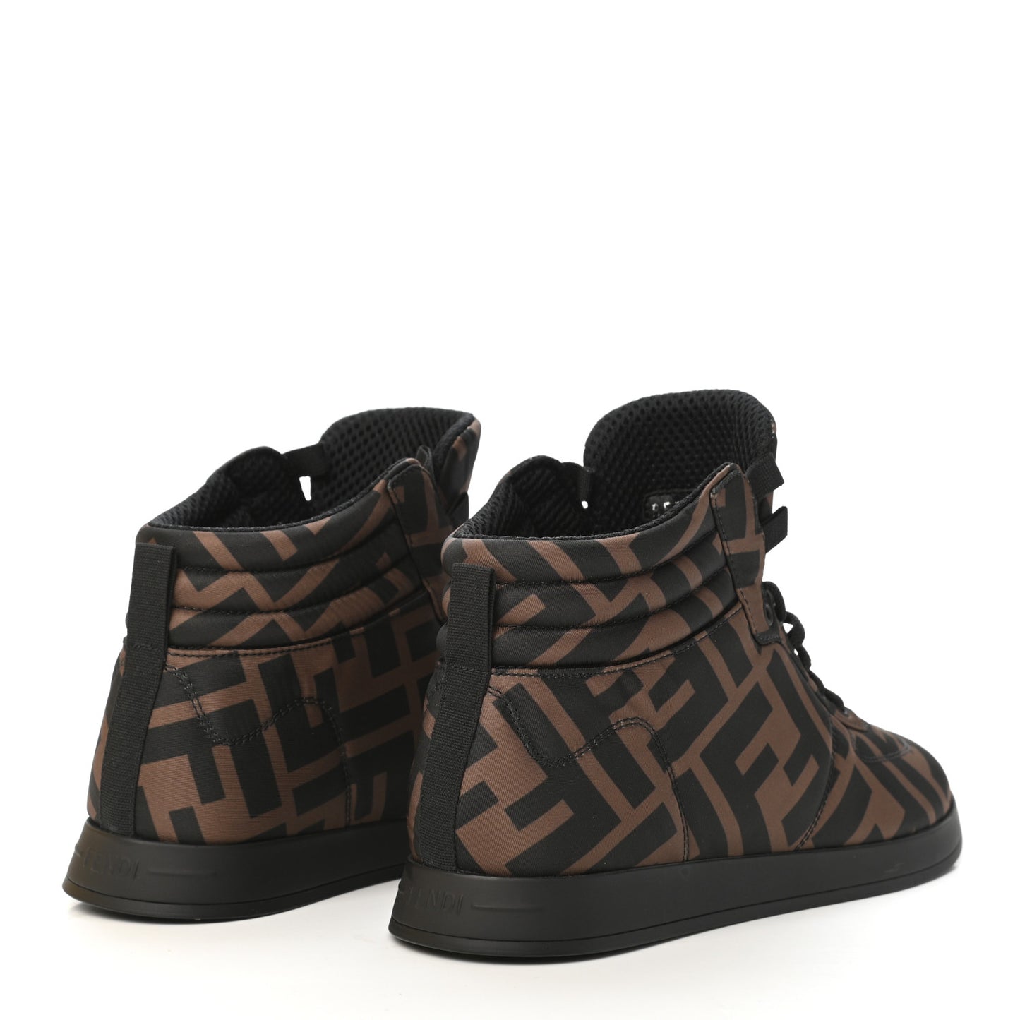 Nylon FF Reloaded High Top Sneakers 35.5 Tobacco Black