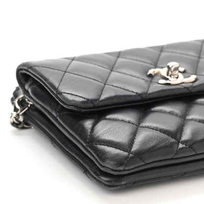 Chanel Lambskin Quilted Daily Zippy Crossbody Black 8 of 13