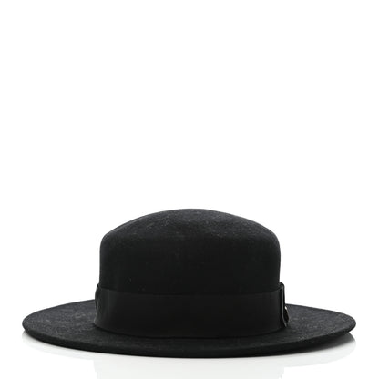 Christian Dior Rabbit Felt Hat 57 Black 3 of 9