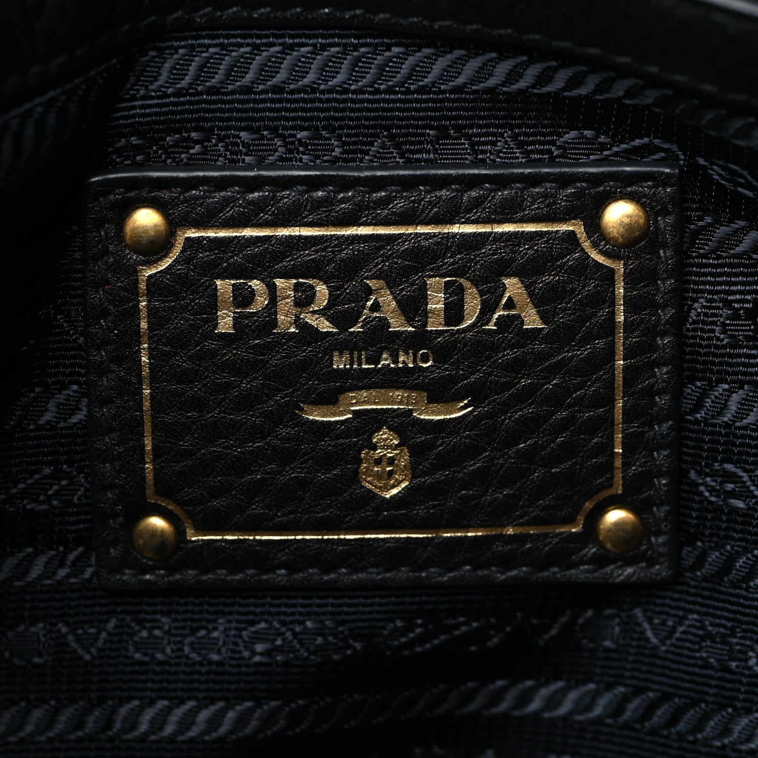 Prada Vitello Daino Shopping Tote Black 5 of 8