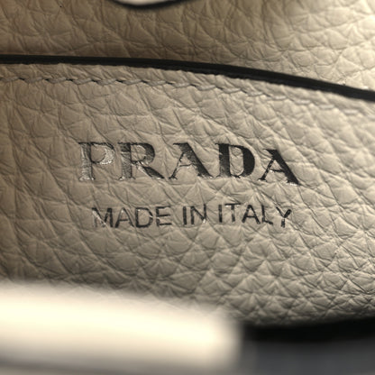 Prada Vitello Daino Soft Mini Hobo Messenger Bag White 5 of 8