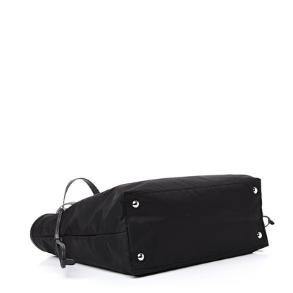 Prada Tessuto Nylon Vela Saffiano Tote Black 3 of 10