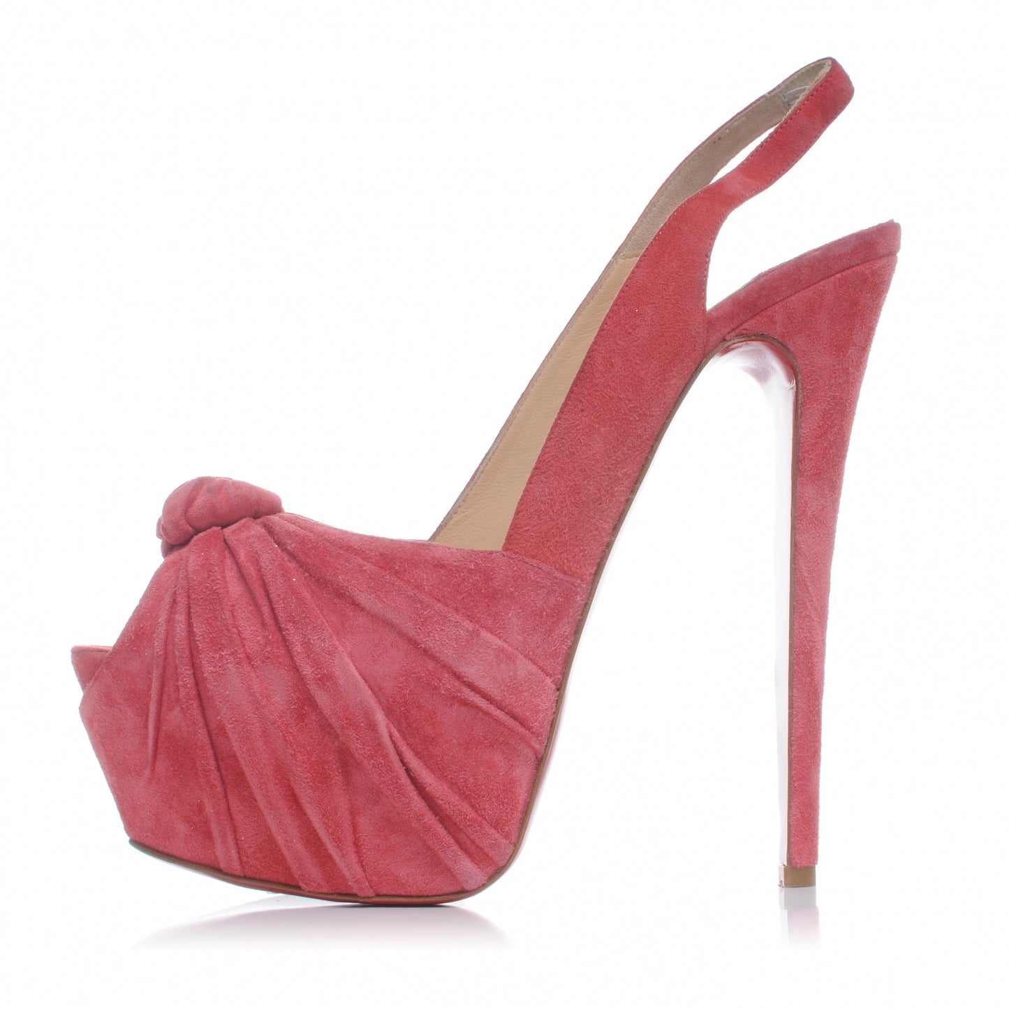 Veau Velours Miss Benin 160 Pumps 42 Rose Paris