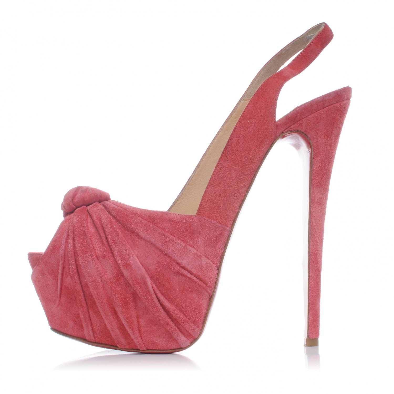 Christian Louboutin Veau Velours Miss Benin 160 Pumps 42 Rose Paris 1 of 6
