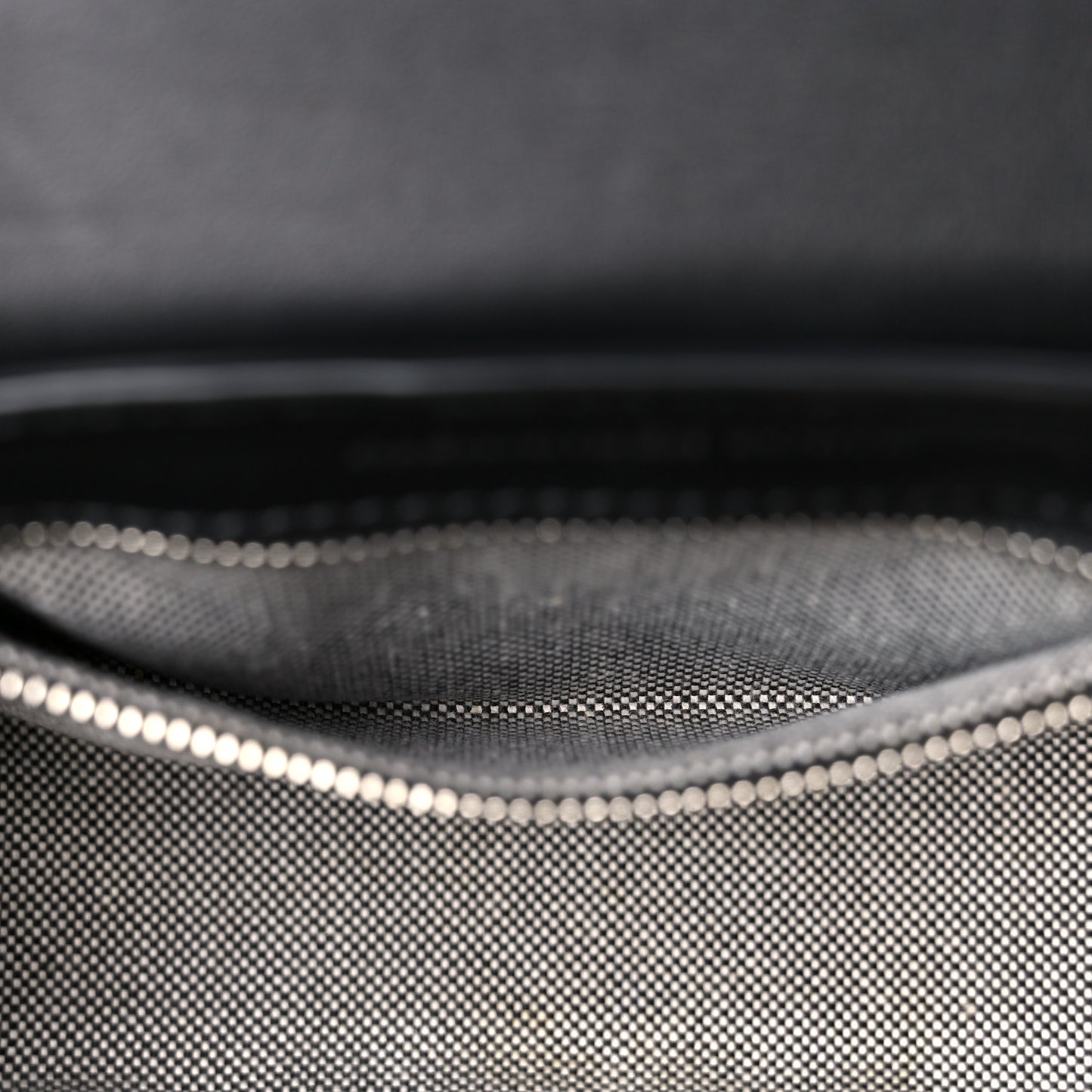 Crocodile Calfskin Embossed Mini Prisma Envelope Shoulder Black