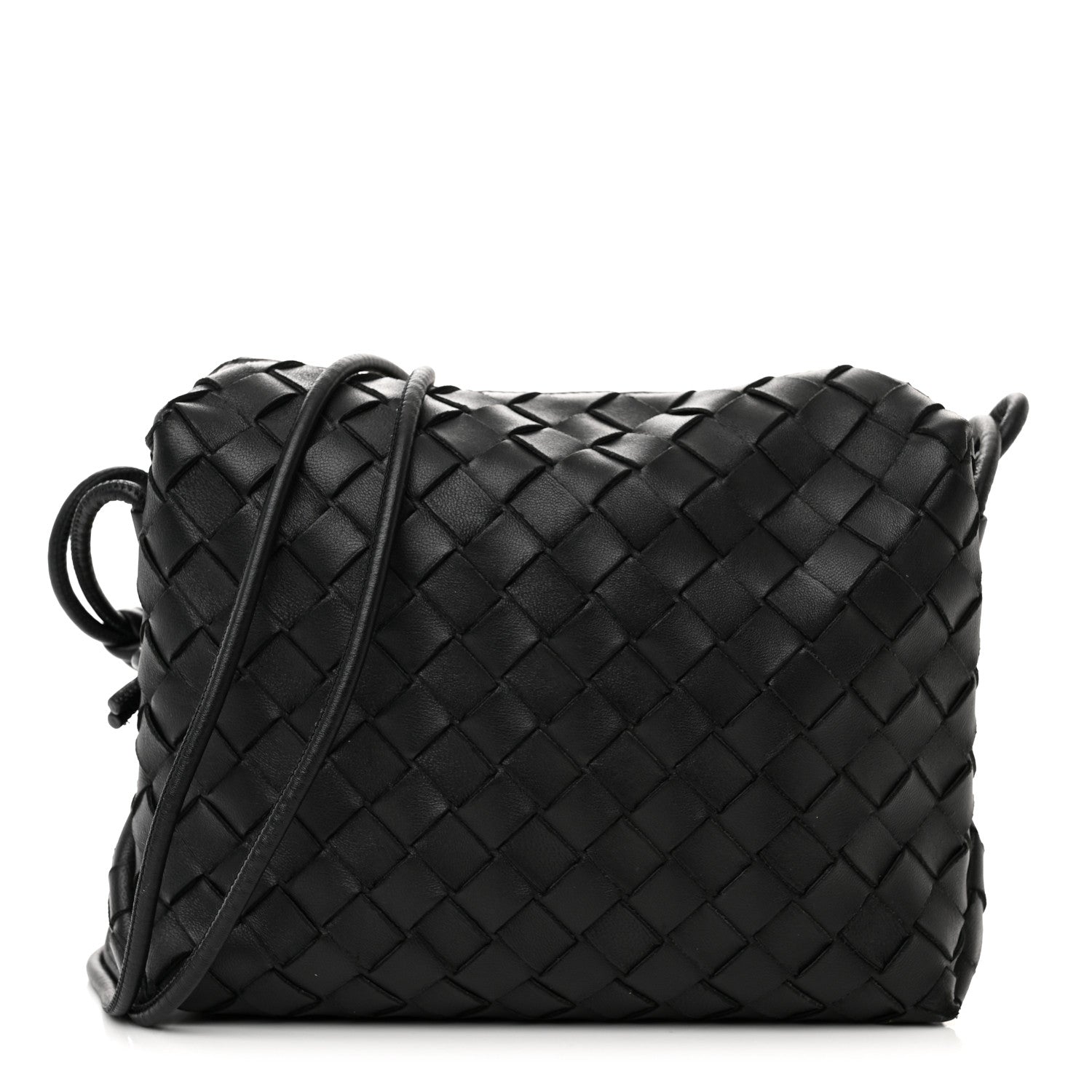 Bottega Veneta Nappa Intrecciato Small Loop Camera Bag Black 1 of 11
