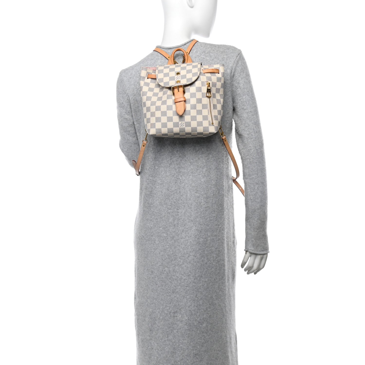 Louis Vuitton Damier Azur Sperone BB Backpack 2 of 9