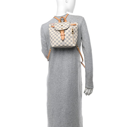 Louis Vuitton Damier Azur Sperone BB Backpack 2 of 9