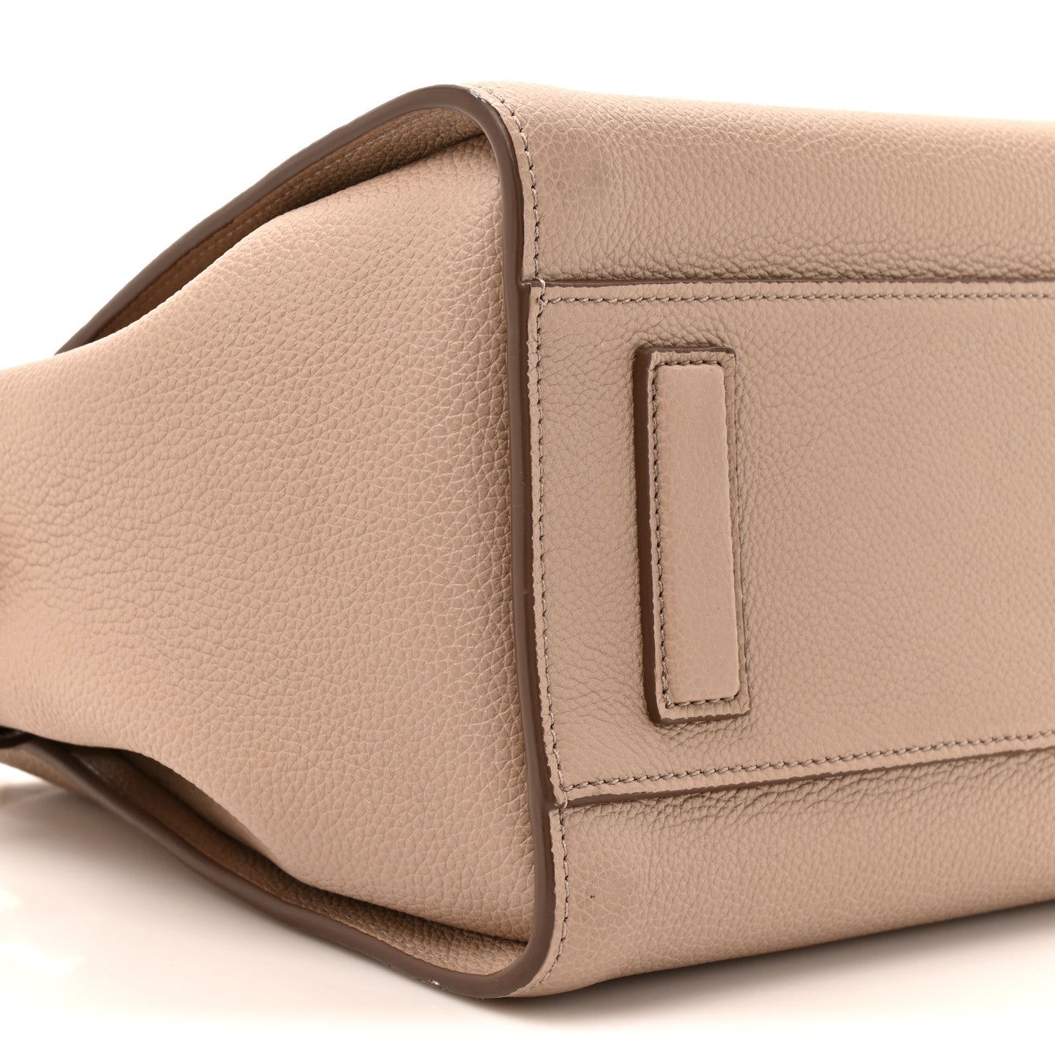 Tom Ford Grained Calfskin Small Padlock Top Handle Beige 9 of 12