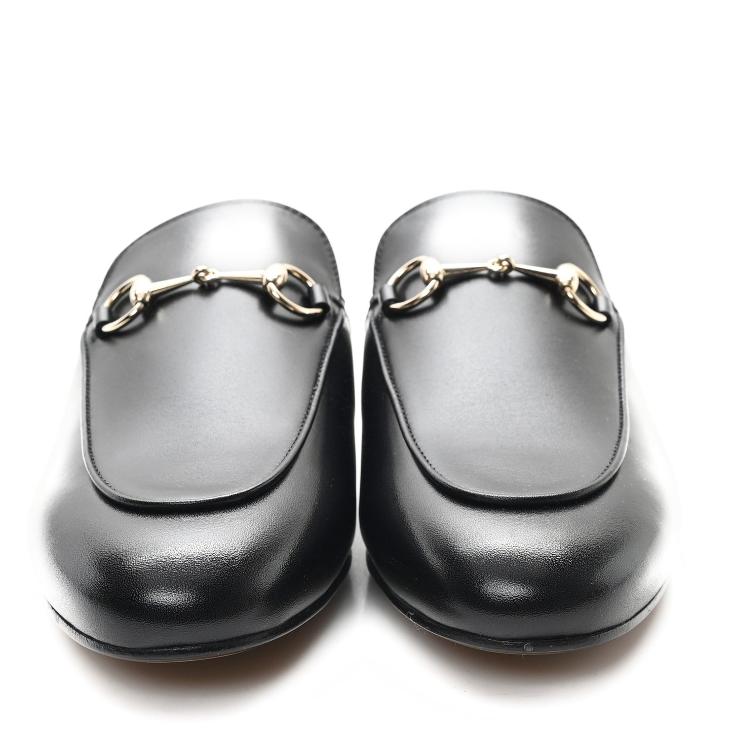 Calfskin Womens Princetown Slippers 39 Black