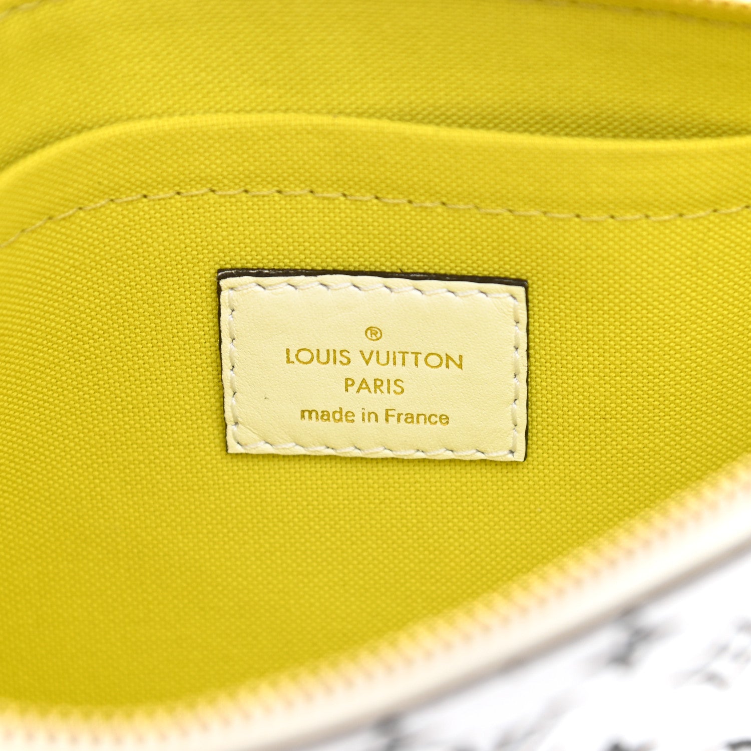 Louis Vuitton Monogram Giant Neverfull MM GM Pochette White 6 of 6