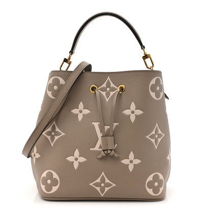 Louis Vuitton Empreinte Monogram Giant Neonoe MM Tourterelle Creme 1 of 11