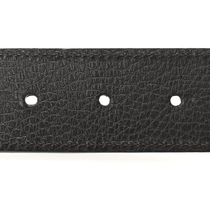 Gucci Selleria Calfskin Mens Interlocking G Belt 100 40 Black 4 of 5