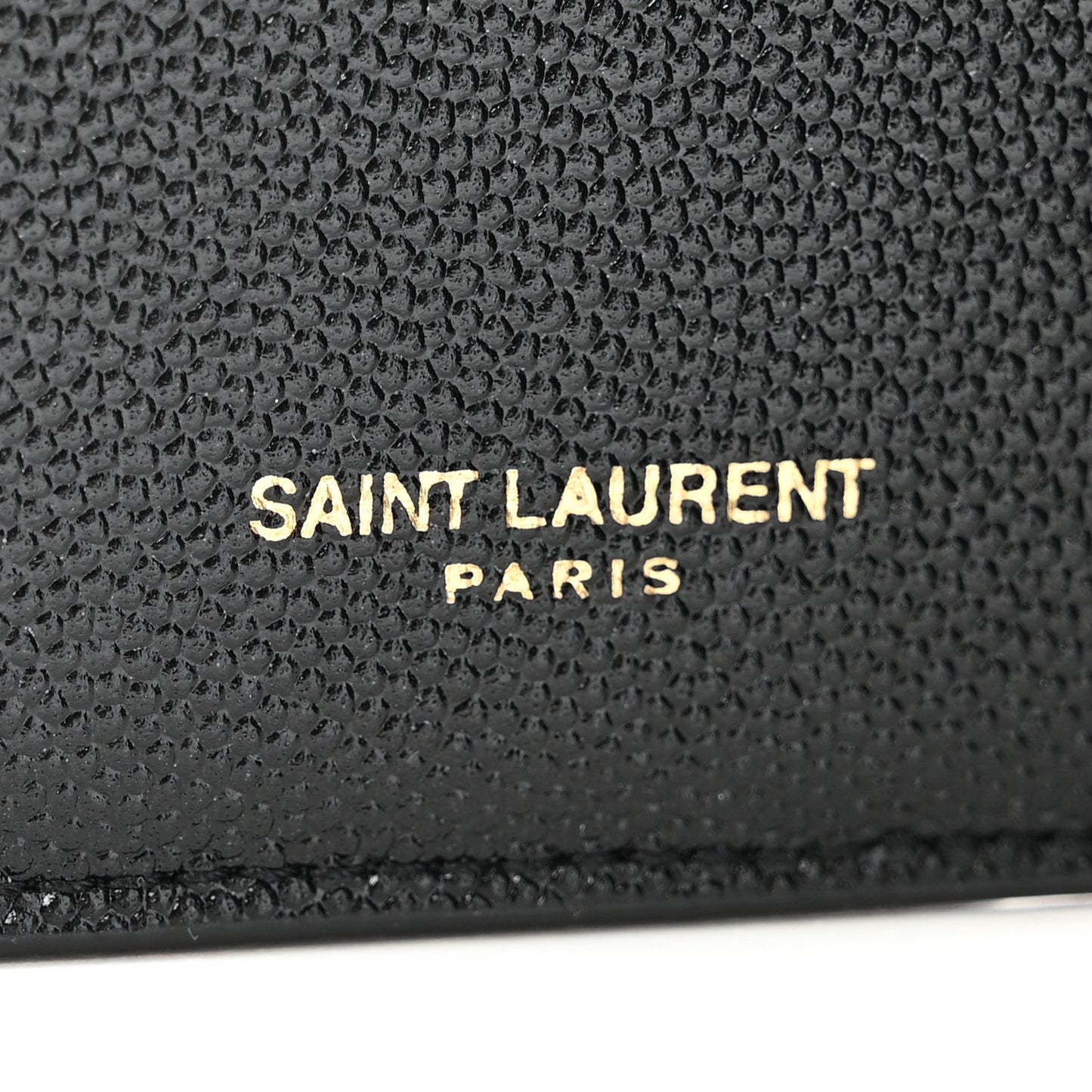 Grain De Poudre Monogram Bi-Fold Wallet Black