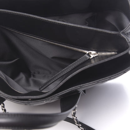 Chanel Lambskin Quilted Large Easy Carry Shopping Tote Black 7 of 12