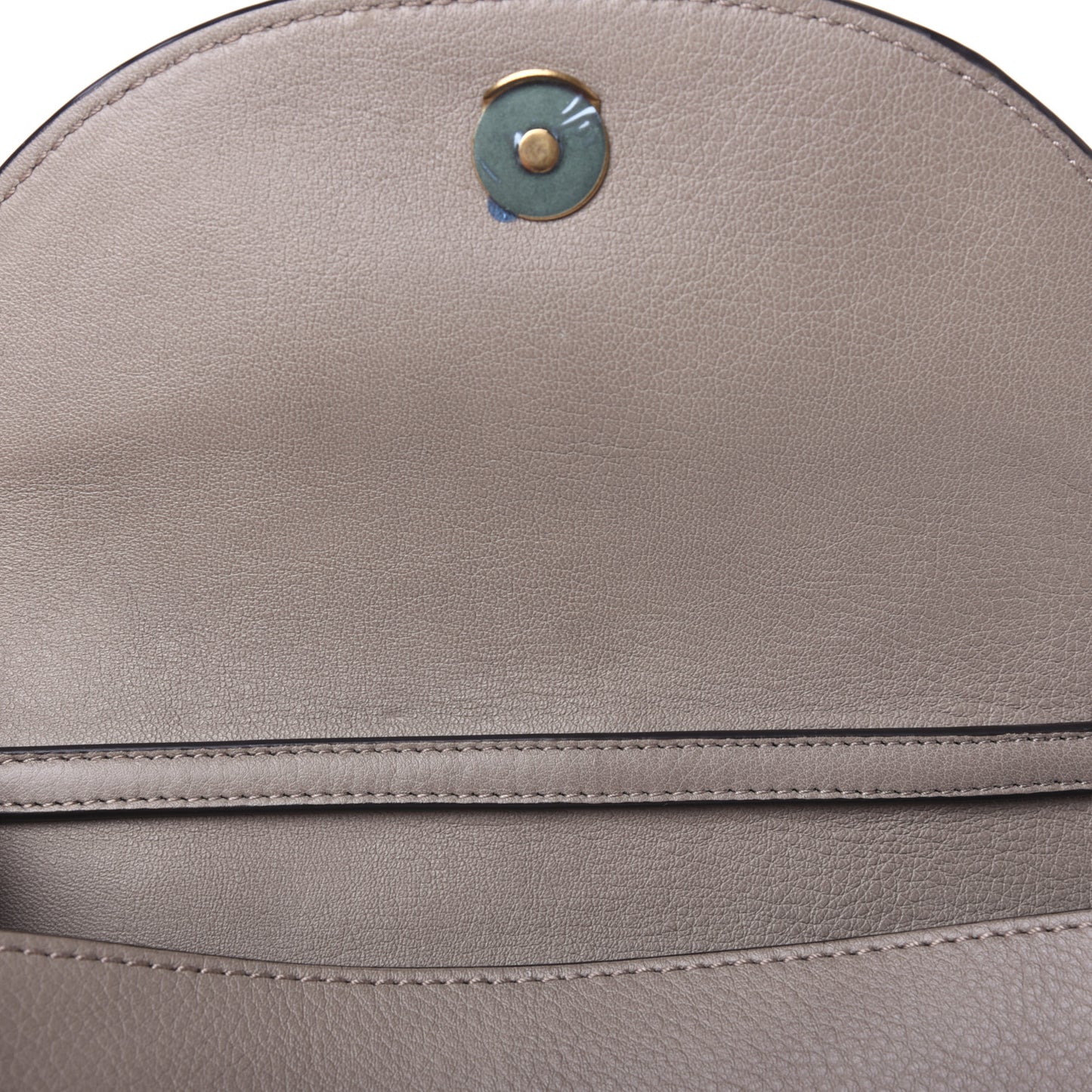 Calfskin Small Nile Bracelet Minaudiere Bag Motty Grey