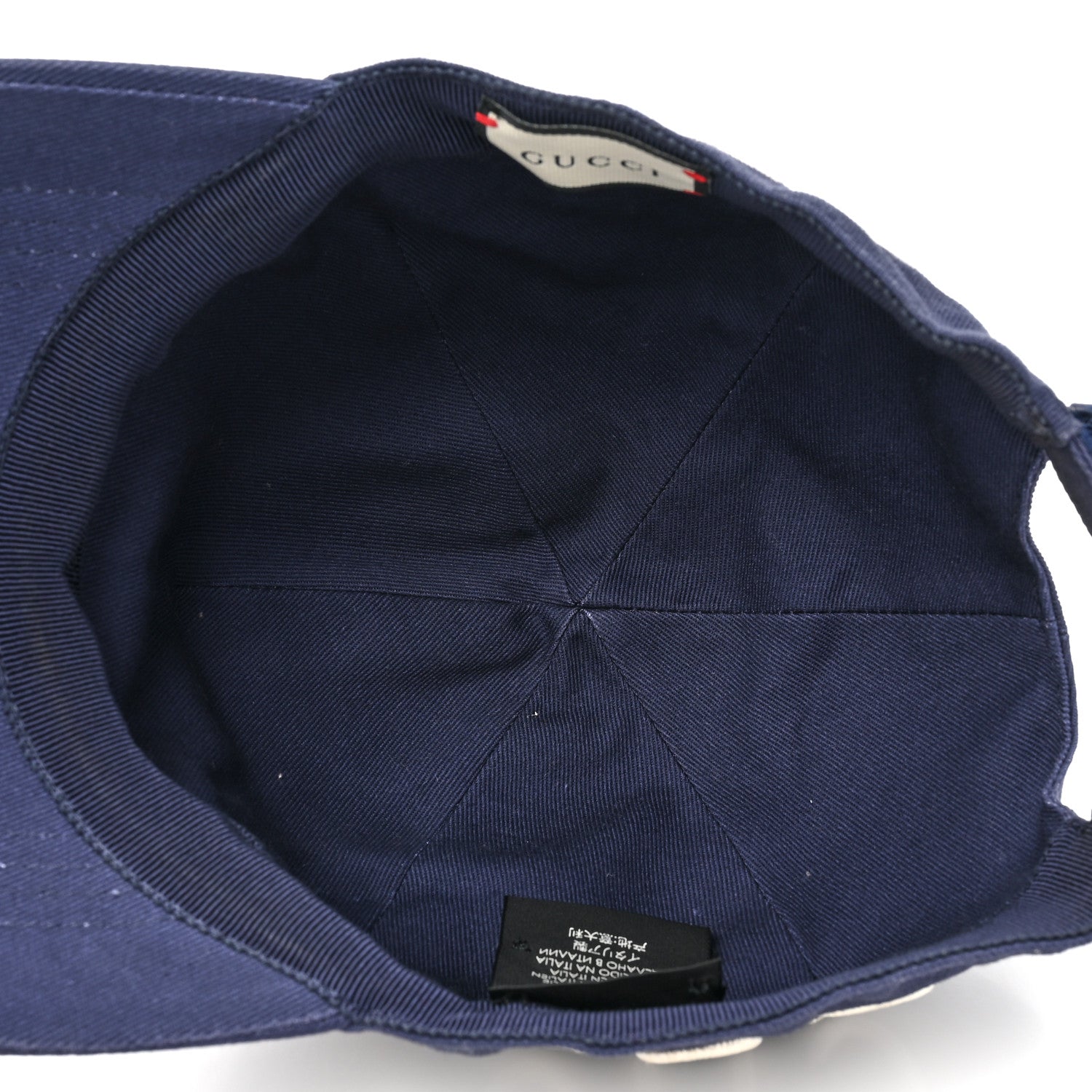 Gucci Cotton Loved Gucci Baseball Hat M Navy 7 of 10