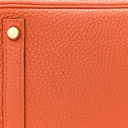 Hermes Togo Birkin 30 Orange 11 of 14