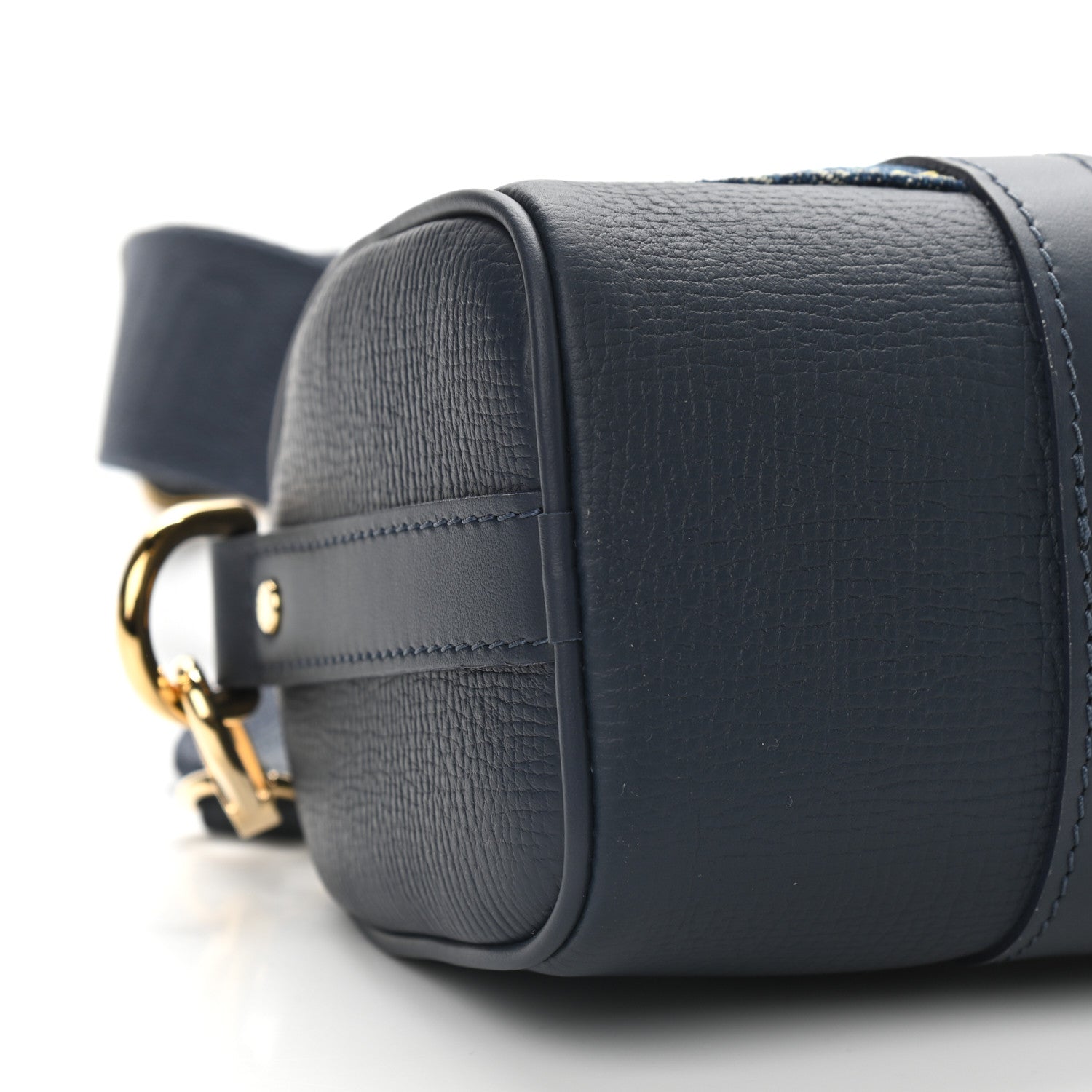 Louis Vuitton Taurillon Monogram Denim Drip Keepall XS Blue 7 of 8
