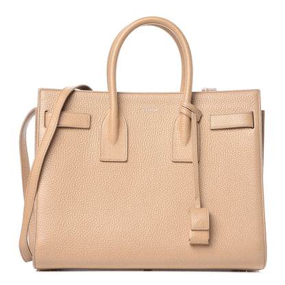 Saint Laurent Grained Calfskin Small Sac De Jour Nude Powder 1 of 15