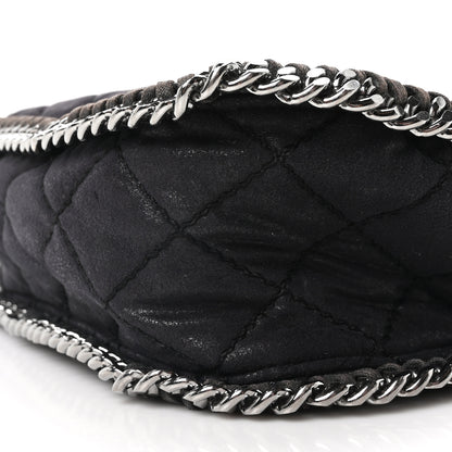 Stella McCartney Shaggy Deer Quilted Falabella Shoulder Bag Black 9 of 9