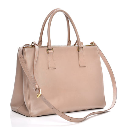 Prada Saffiano Large Galleria Double Zip Tote Cammeo 4 of 17