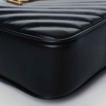 Saint Laurent Calfskin Matelasse Monogram Lou Camera Bag Black 9 of 10