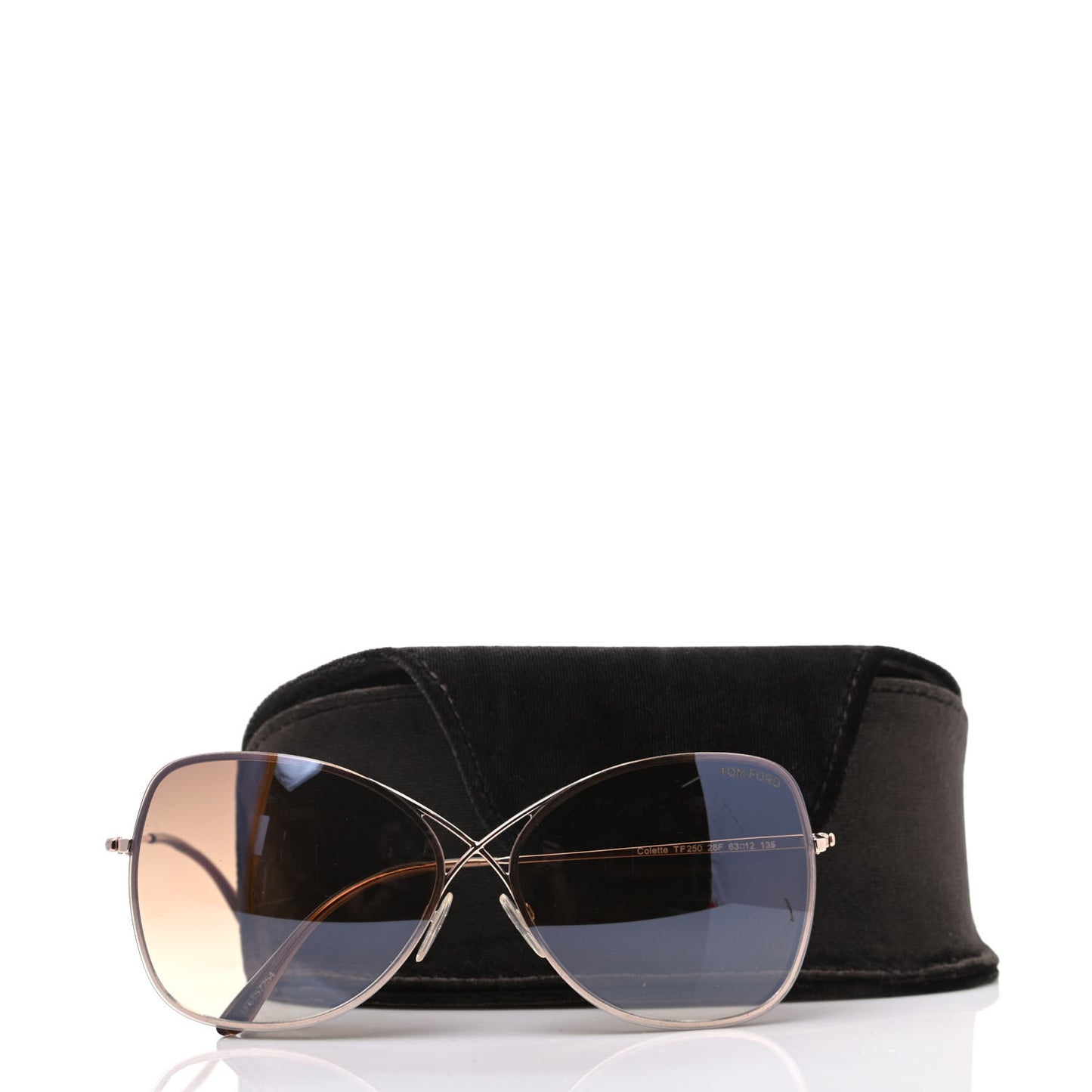 Colette Butterfly Sunglasses TF250 Brown