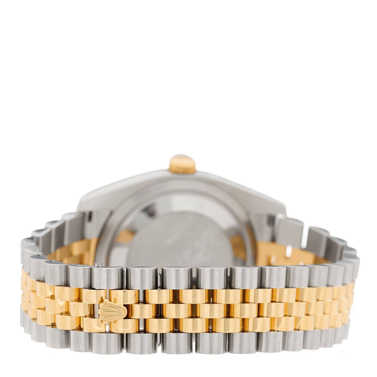 Rolex Stainless Steel 18K Yellow Gold Diamond 36mm Oyster Perpetual Datejust Watch Champagne 116233 3 of 4