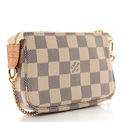 Louis Vuitton Damier Azur Mini Pochette Accessories 3 of 7