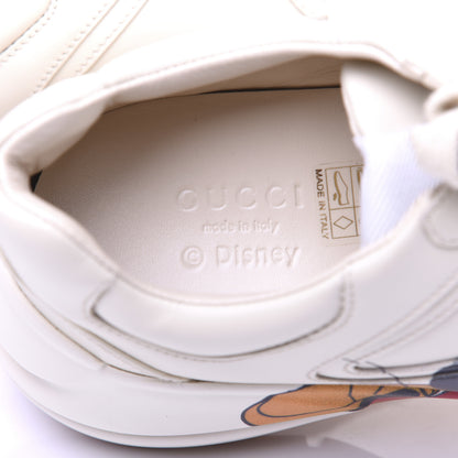 Gucci X DISNEY Calfskin Mickey Mouse Womens Rhyton Sneakers 38.5 Ivory 8 of 18