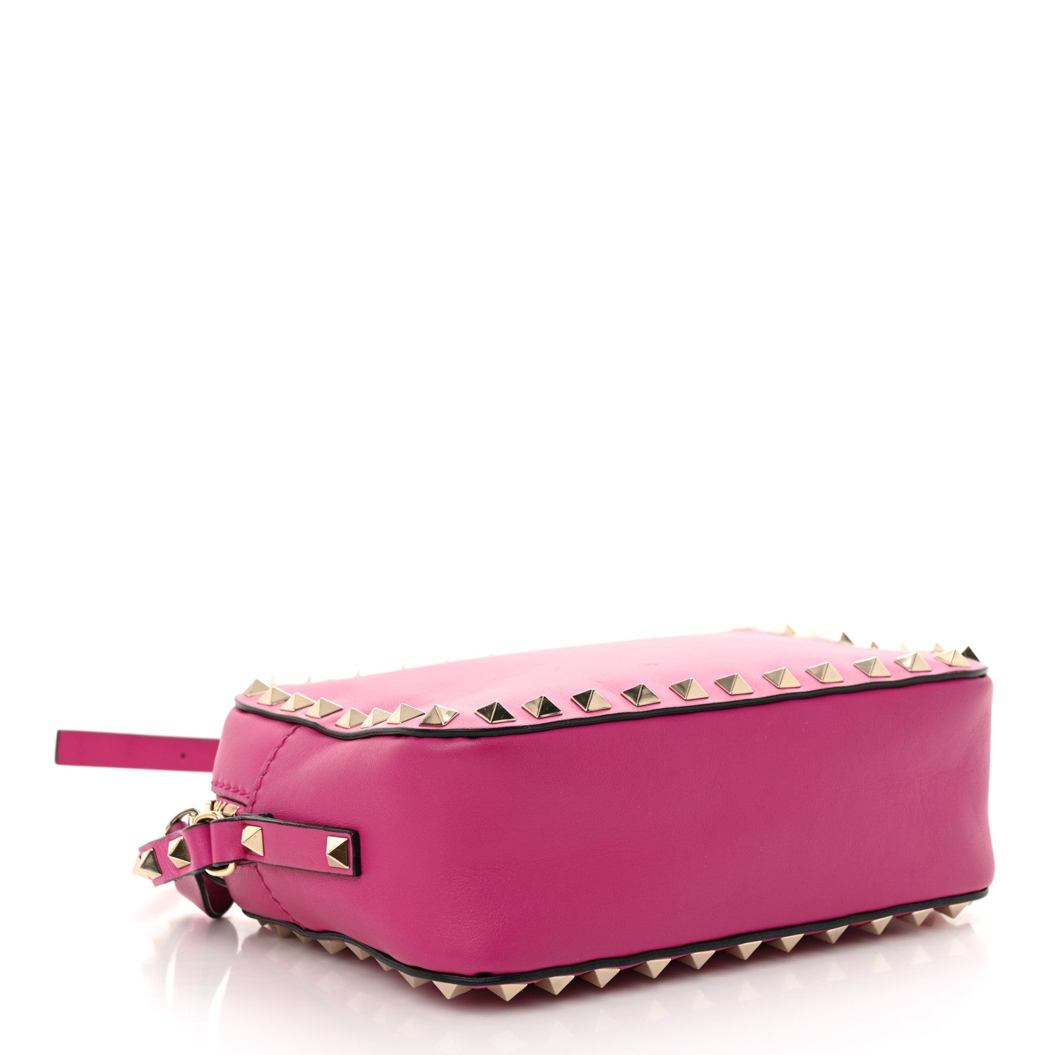 Valentino Garavani Calfskin Rockstud Camera Crossbody Bag Rose Violet 4 of 12