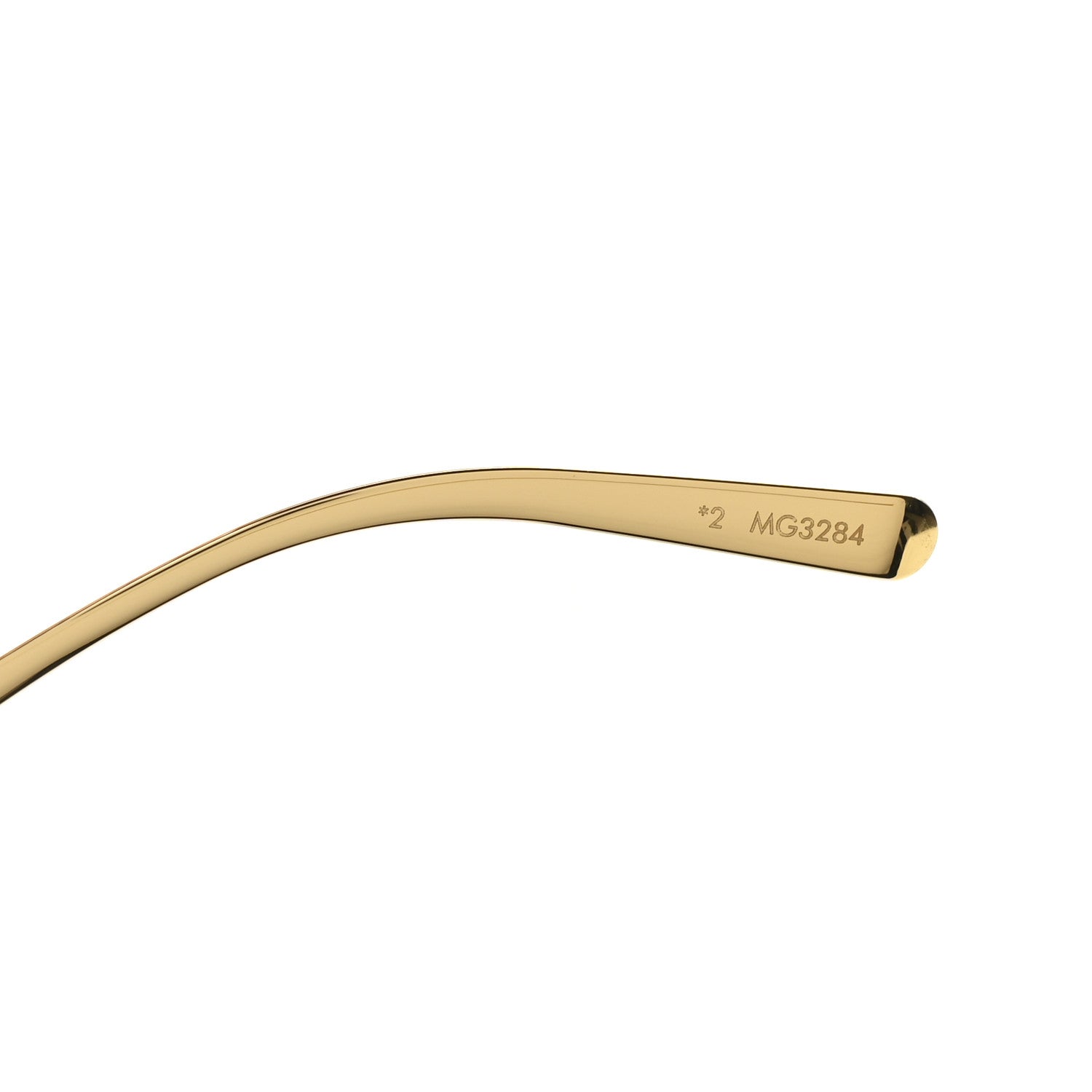 Louis Vuitton Metal LV Golden Mask Sunglasses Z2727U Gold 7 of 8