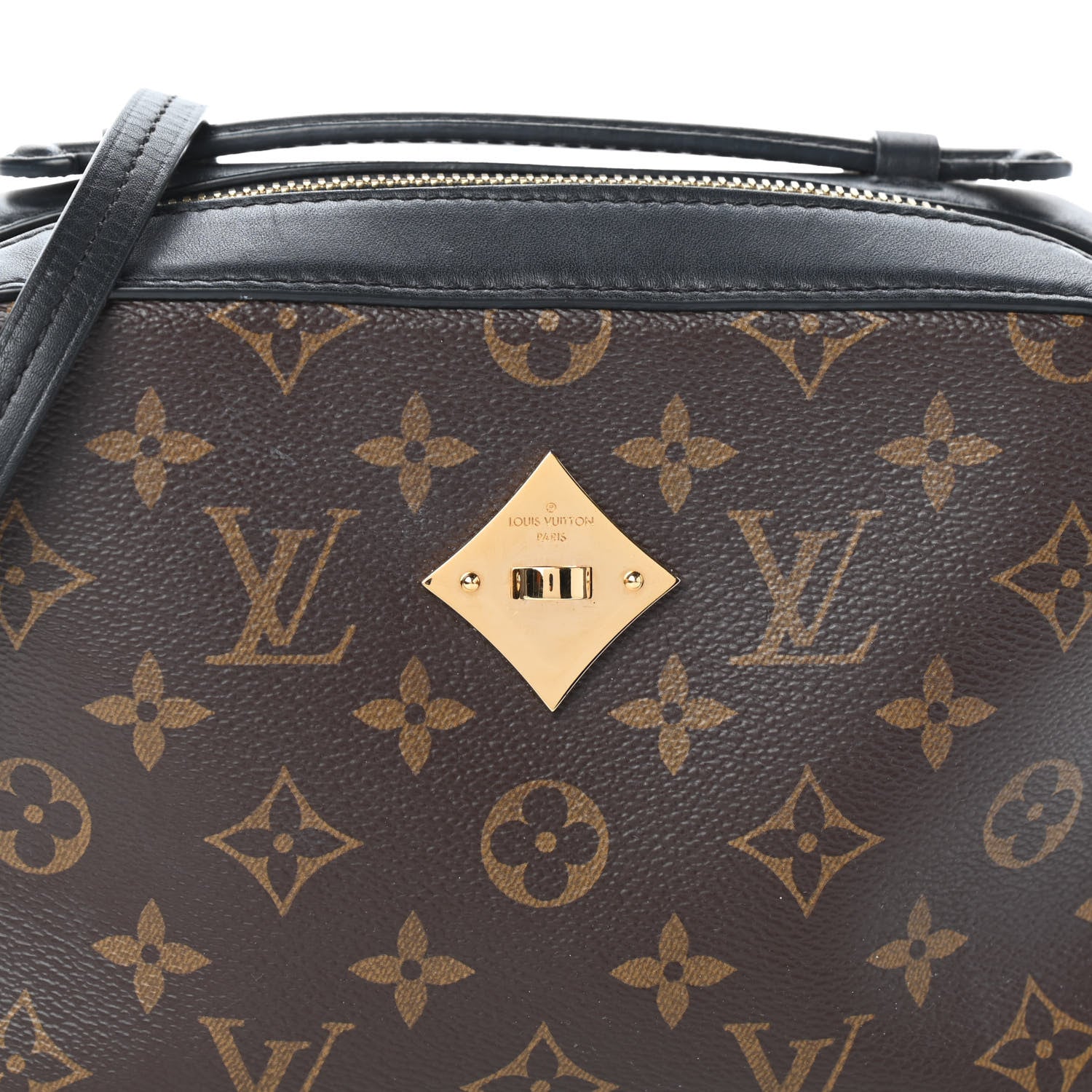 Louis Vuitton Monogram Saintonge Black 7 of 9