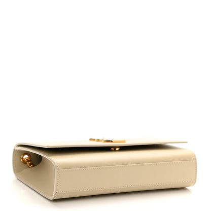 Saint Laurent Grain De Poudre Medium Classic Monogram Kate Satchel Crema Soft 4 of 9
