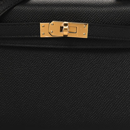 Hermes Epsom Mini Kelly Sellier 20 Black 8 of 11