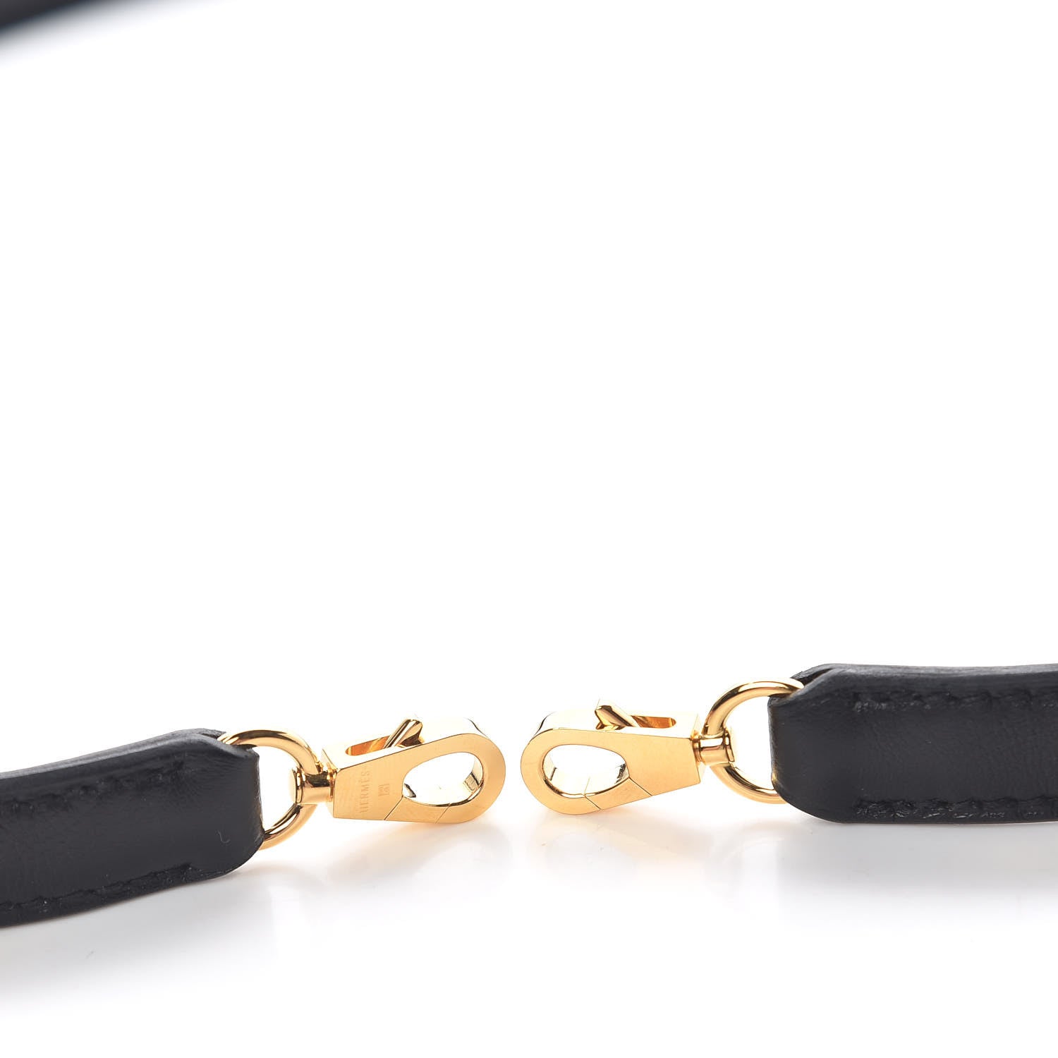 Hermes Swift 16mm Mini Dog Carres Bag Strap Black 3 of 6