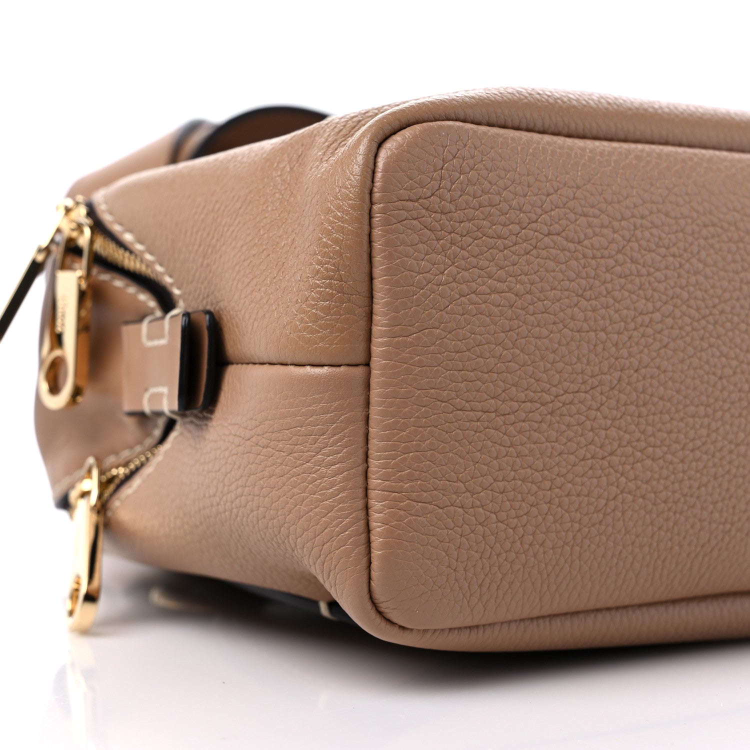 Chloe Calfskin Small Daria Cement Brown 9 of 10