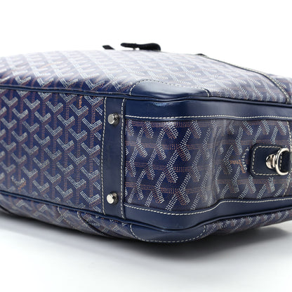 Goyard Goyardine Ambassade MM Briefcase Navy 7 of 10