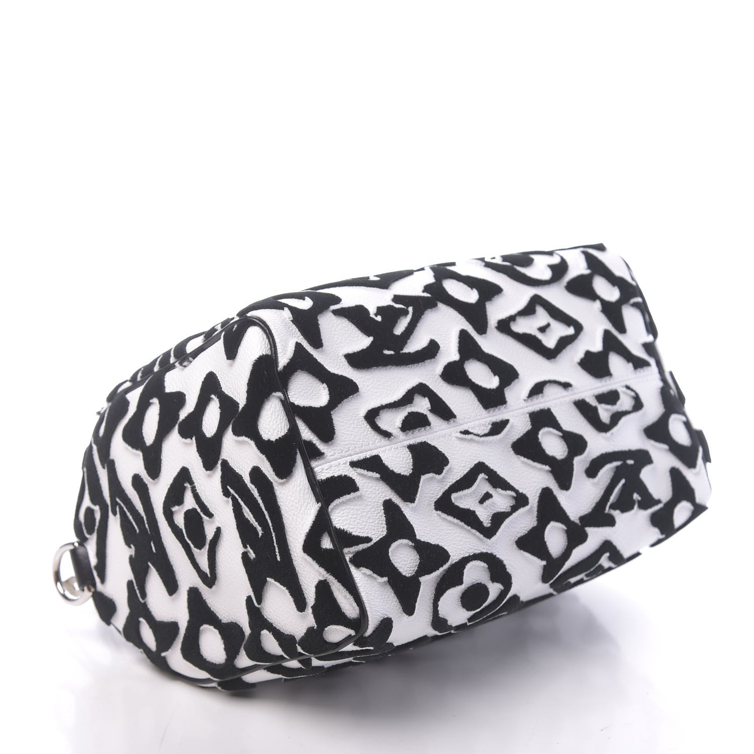Louis Vuitton X UF Tufted Monogram Speedy Bandouliere 25 White Black 5 of 12