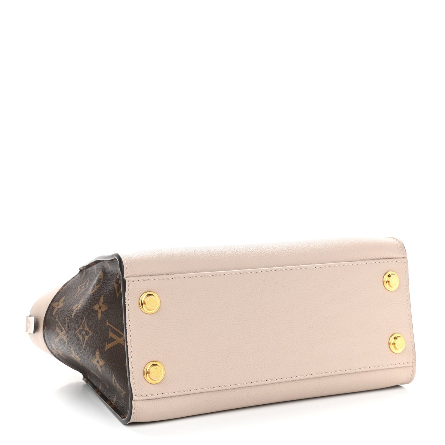 Calfskin Monogram On My Side PM Greige