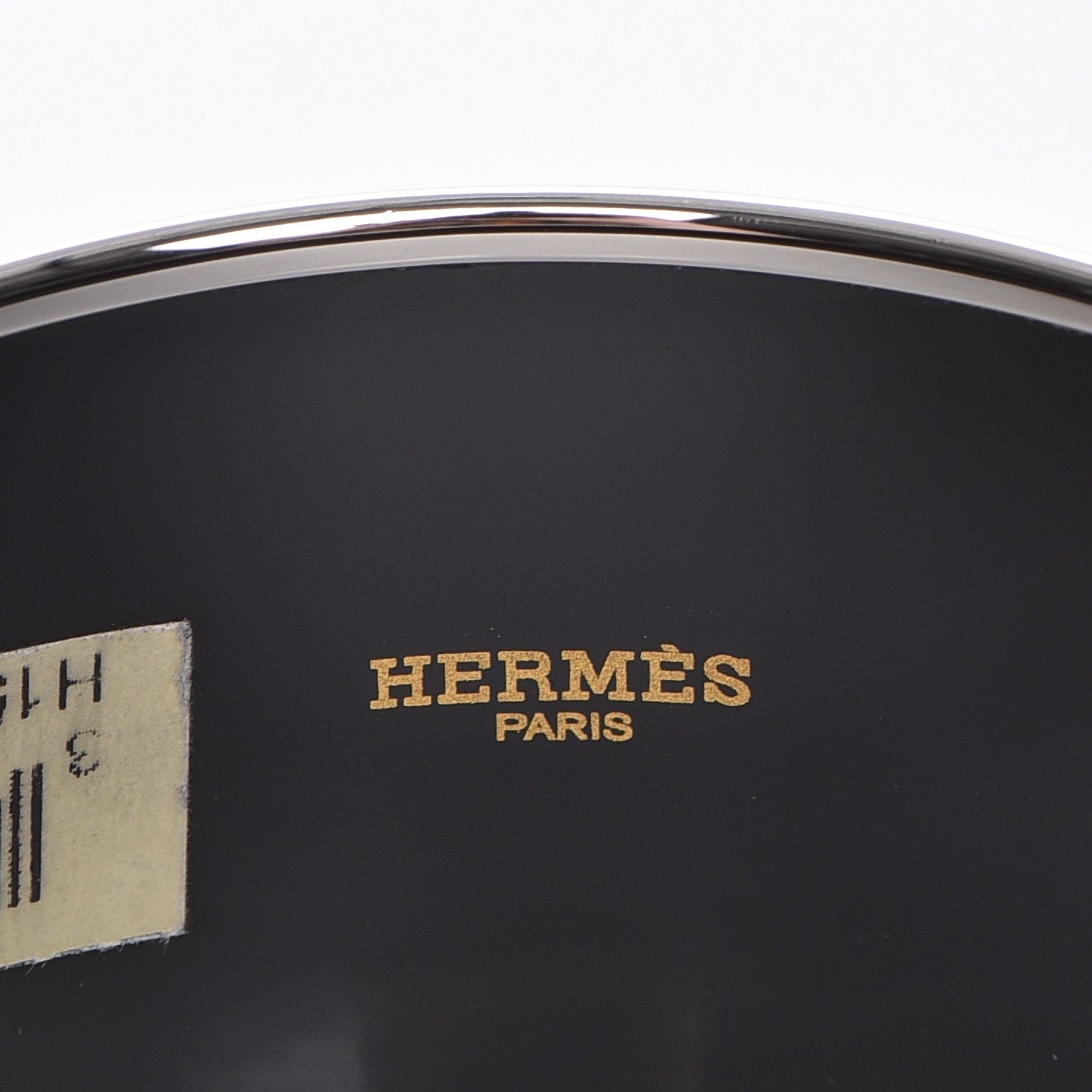 Hermes Enamel Printed Tenues Et Couvertures Extra Wide Bracelet 70 4 of 7