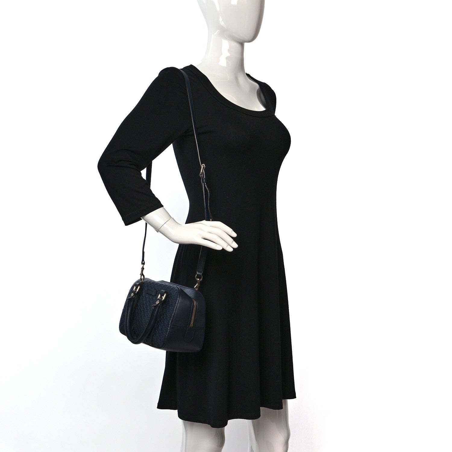 Gucci Soft Microguccissima Small Crossbody Bag Blue 2 of 9