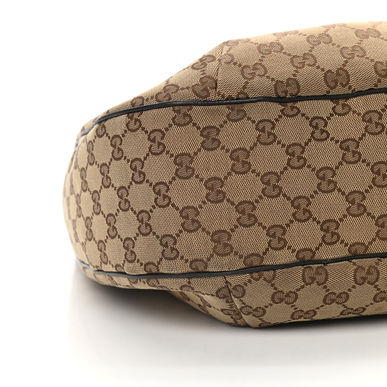 Gucci Monogram Large New Ladies Web Hobo Dark Brown 7 of 14